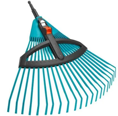 Greblă reglabilă din plastic Gardena - Combisystem, 35-52 cm