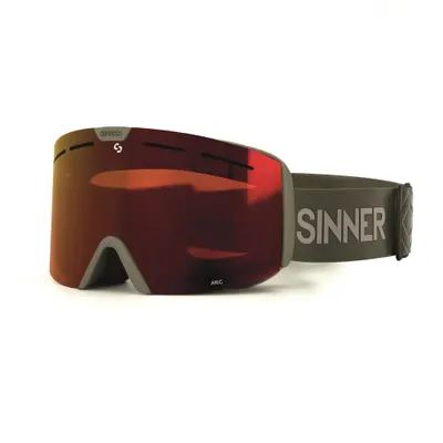 Ochelari schi si snowboard SINNER Arc S, Verde Inchis, Unisex
