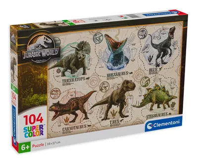 Puzzle Clementoni din 104 de piese - Jurassic World 2