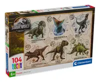 Puzzle Clementoni din 104 de piese - Jurassic World 2