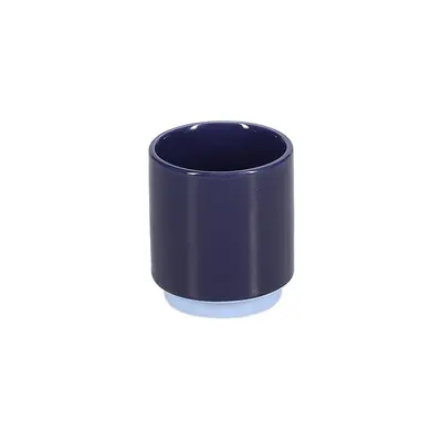 Ceașcă albastru-închis pentru espresso din gresie ceramică 130 ml Duo – ONA