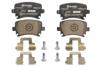 Set placute frana spate Brembo XTRA Line P 85 073X Audi, VW, Skoda, Seat