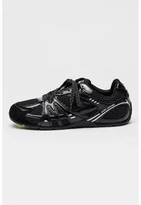 Pantofi sport The 72 Spring din plasa cu garnituri din piele intoarsa - Negru