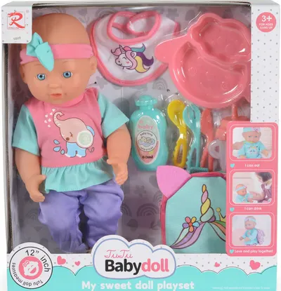 Set Tutu Love - Păpușă cu accesorii și rucsac, unicorn, 31 cm