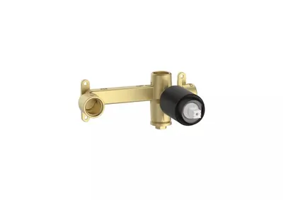 Valva baterie lavoar Roca Targa A5E3503NB0, incastrata, monocomanda, cartus ceramic, Negru mat