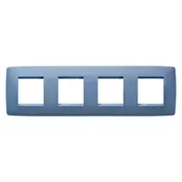 Placa ornament CProiector HORUS ONE - IN PAINTED TECHNOPOLYMER - 2+2+2+2 modul HORIZONTAL - SEA BLUE - CProiector HORUS