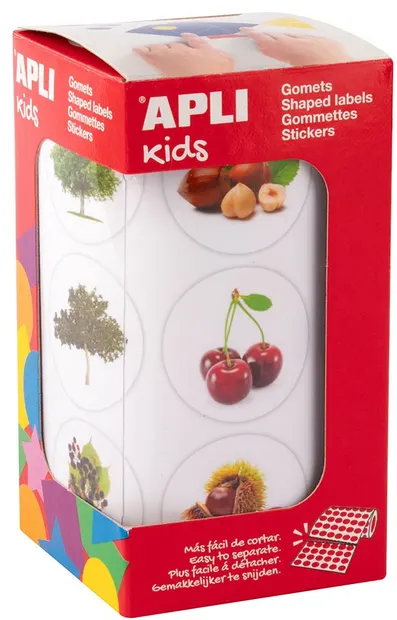 Rolă cu stickere Apli Kids - Copaci