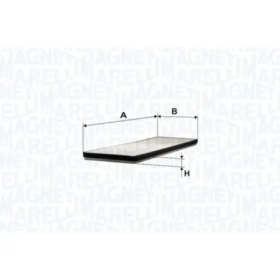 Filtru, aer habitaclu MAGNETI MARELLI 350203061740