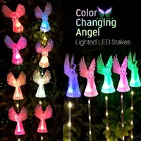 Set 2 x Decoratiune solara de gradina, Angel