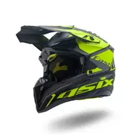 Casca motocross atv Asix 189, culoare negru verde, marime S