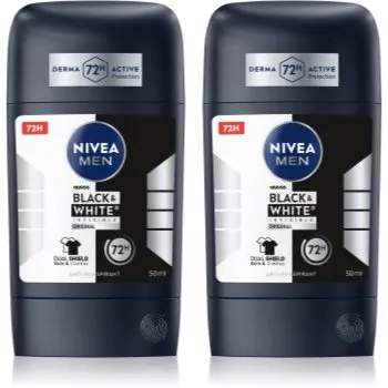 NIVEA MEN Black & White Invisible Original antiperspirant puternic ambalaj economic