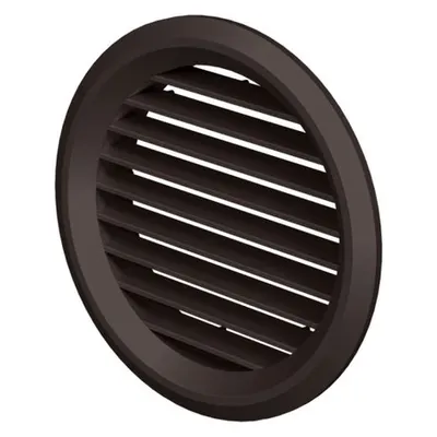 VENTS Grila PVC maro, plasa antiinsecte, diam 150 mm