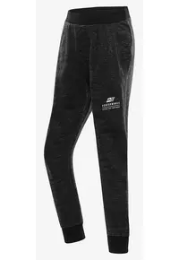 Pantaloni de trening din amestec de bumbac cu logo -
