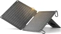 Încărcător solar Cellularline - 2 panouri, USB-A/C, 10W, negru