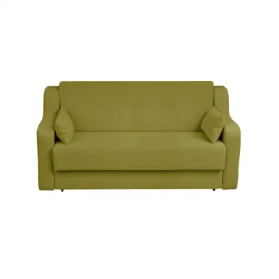 Canapea extensibila GINA XL II, 3 locuri, cu arcuri si lada depozitare, verde deschis, 190x100x95 cm