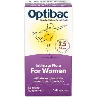 Probiotic pentru flora vaginala, Optibac | 14 capsule