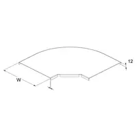 Capac pentru unghi plan 90gr 100 12 0.7