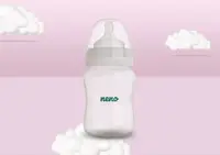 Biberon Neno cu tetina silicon anti-colici debit lent 150 ml