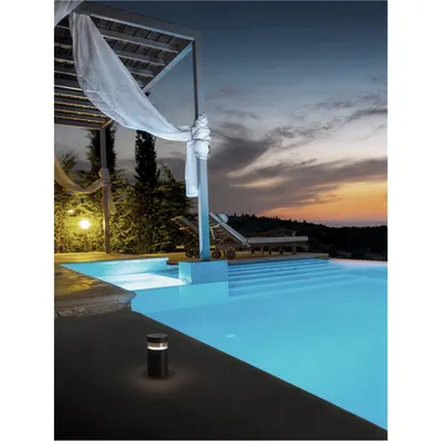 Pitic TALA Negru Aluminiu & Acrylic LED 12 Wat 594Lm 3000K 100-240V Beam Angle 180° IP54