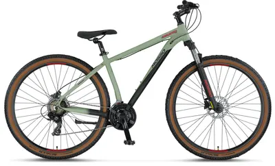 Bicicleta MTB Mosso Wildfire Man Hidraulic, roata 29 , cadru 20 din aluminiu, culoare verde mat