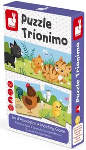 Joc de societate Janod - Trionimo, puzzle