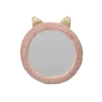 Oglindă decorativă, pentru camera copilului, model pisicuță, 31 cm, culoarea roz
