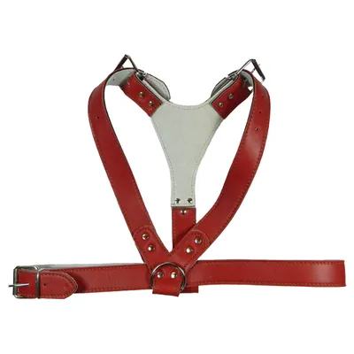 Ham piele lata 90 - 110 cm Nr 5 rosu