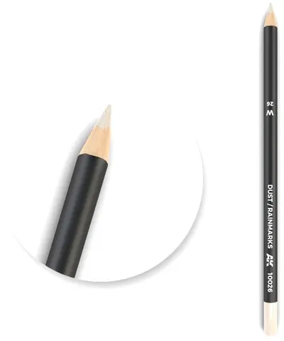 Creion pe baza de apa pentru modelat AK Interactive - Watercolor Pencil Dust-Rainmarks AK10026 (1 buc )