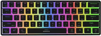 Tastatură mecanică Genesis - Thor 660 G2, wireless, Gateron Red, neagră