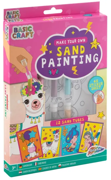 Set creativ Grafix Basic Craft - pictură pe nisip, lamă