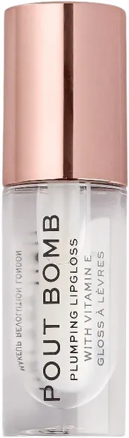 Makeup Revolution Pout Bomb Luciu de volum Glaze Clear, 4.6 ml