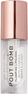 Makeup Revolution Pout Bomb Luciu de volum Glaze Clear, 4.6 ml