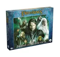 Puzzle 1000 piese Lord of the Rings - Heroes of Middle Earth