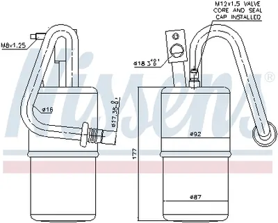 Filtru uscator AC JEEP CHEROKEE 2.5 4.0 intre 1984-2001