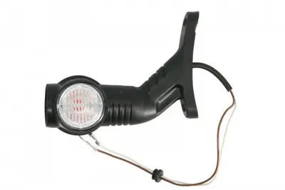 Lumina delimitare stanga; SUPERPOINT III, portocaliu rosu alb, LED brat scurt, 24V (SUPERPOINT III)
