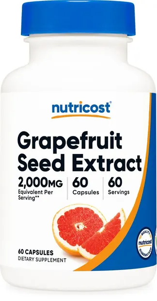Grapefruit Seed Extract, 60 capsule, Nutricost