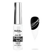 Gel NAILSUP Liner LX11 White 8ml pentru Pictură, Nail Art și Linii Fine
