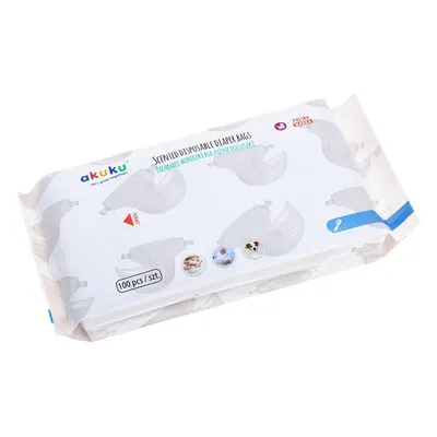 Saculeti parfumati Akuku pentru pampers 100 bucati