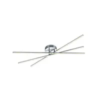 671610307 Plafoniera Tiriac 3x8.5W LED 2850lm 3000K Nichel mat