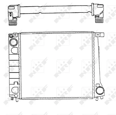 Radiator motor potrivit BMW Seria 3 (E30), 5 (E28) 2.0 2.5 2.8