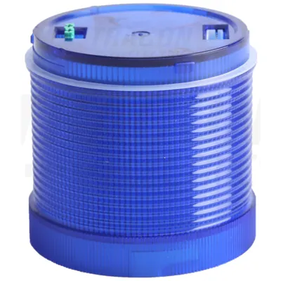 Coloană de semnalizare luminoasă , cilindru albastrun24V AC/DC, IP65