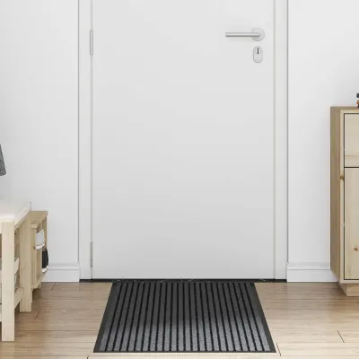 vidaXL Covoraș de intrare Negru 60 x 150 cm Polipropilenă
