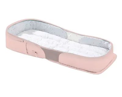 Geanta scutece si patut Kikkaboo 2 in 1 Bear Pink