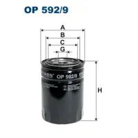 Filtru ulei FILTRON OP 592/9