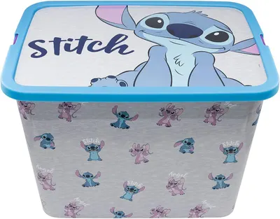 Cutie de depozitare Stor Stitch - Stitch and Angel, 23 l