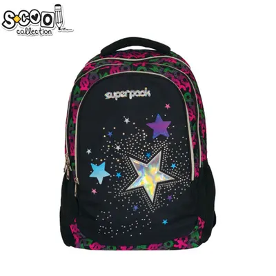 Ghiozdan compartiment laptop, Superpack, 41x29x15 cm S-Cool, SC2688