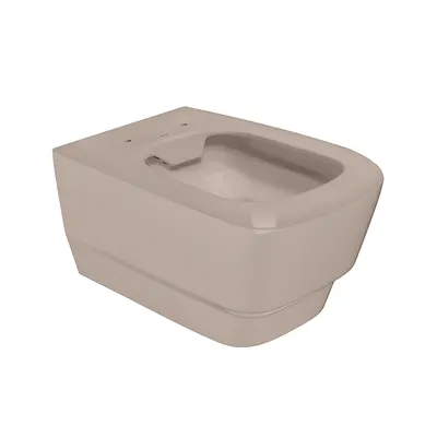 Vas WC suspendat rimless Celesta Gemma 53 x 35 5 cm ceramica bej