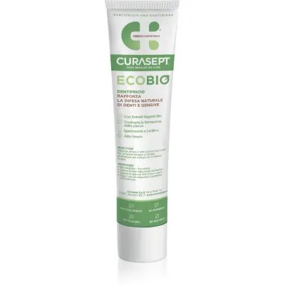 Curasept EcoBio Dentifricio pastă de dinți naturală fara flor 75 ml