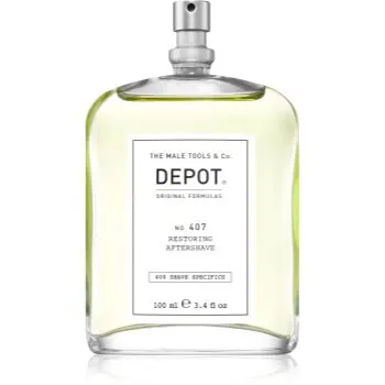 DEPOT 400 SHAVE SPECIFICS NO. 407 RESTORING AFTERSHAVE aftershave racoritor