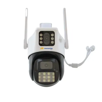 Camera de supraveghere WI-FI MESTERINO VISIO MT-IPE7403-WF, 3MP, doua camere, senzor de miscare, PTZ, by ENSTER